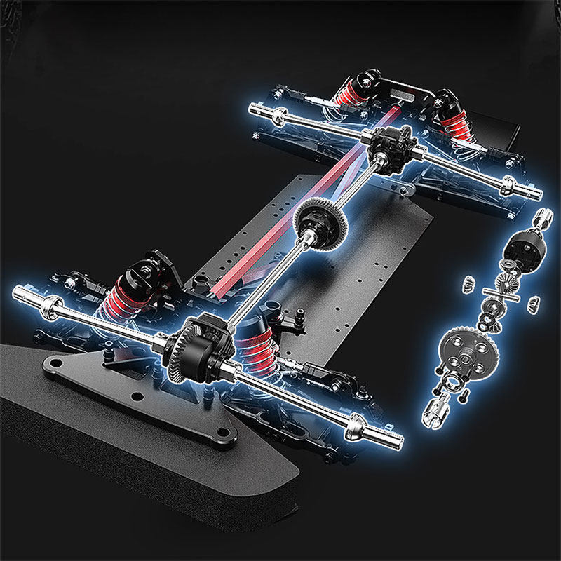 1/7 Scale Brushless RC Off-Road/Drift/Rally Car – C3 (On-Road/Rally Style) – MJY303