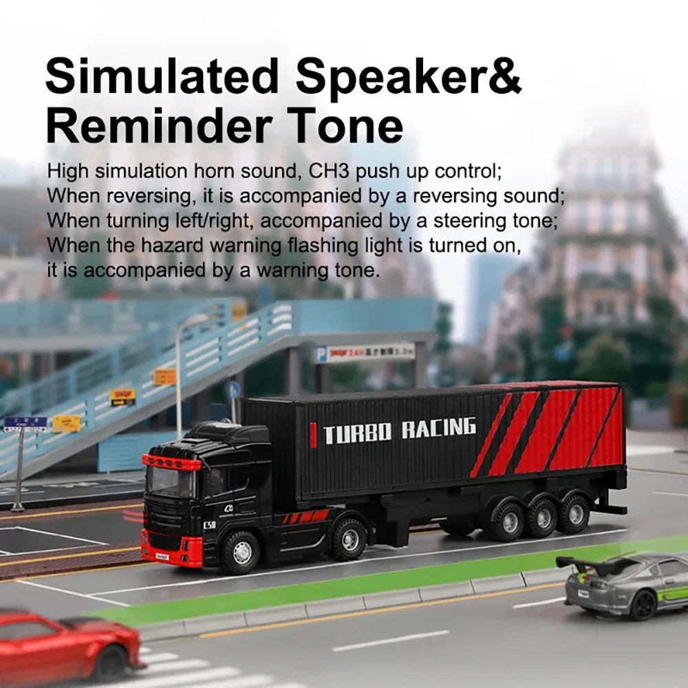 1/76 Remote Control Semi-Trailer Truck P81 10-Channel - TCY12