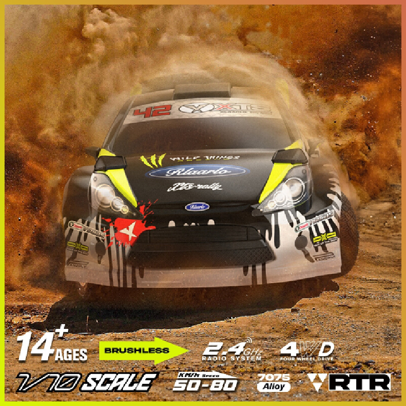 1/10 Competition-Grade Electric Brushless High-Speed Rally Car - LF10