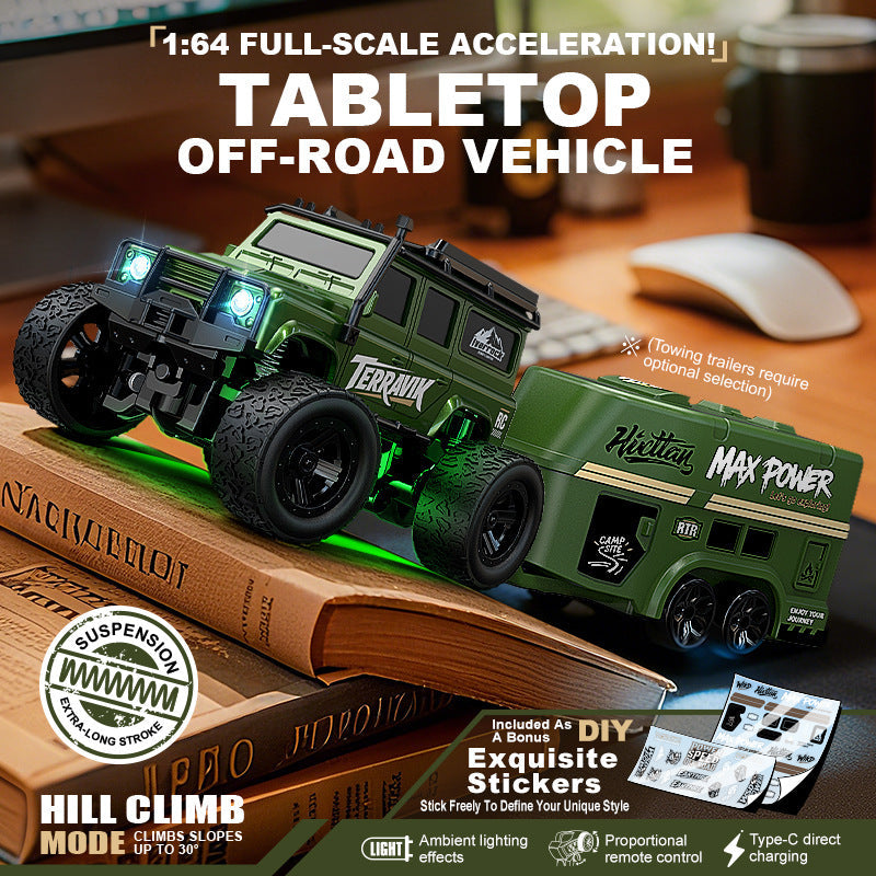 1/64 scale mini desktop crawler car