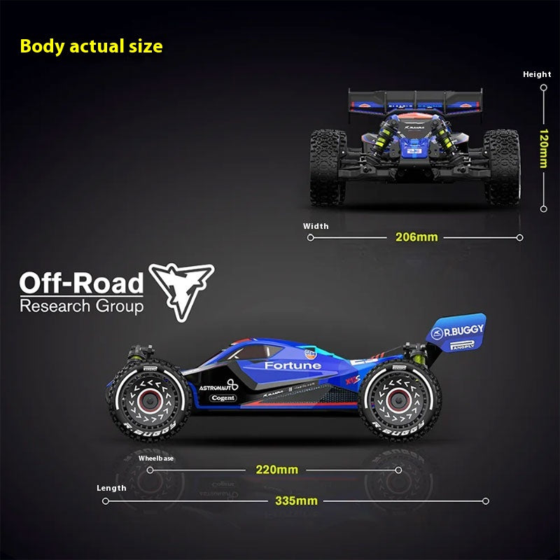 1/12 scale, 90 km/h brushless rally desert racing car - LLN02