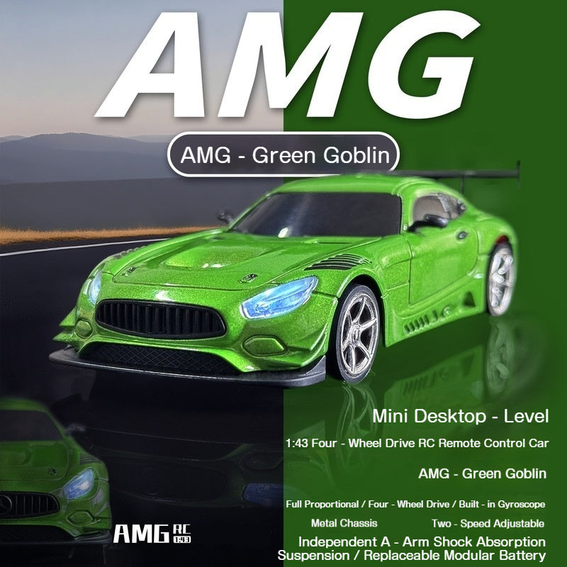 1/43 scale alloy mini AMG desktop drift car with gyroscope - TCY22