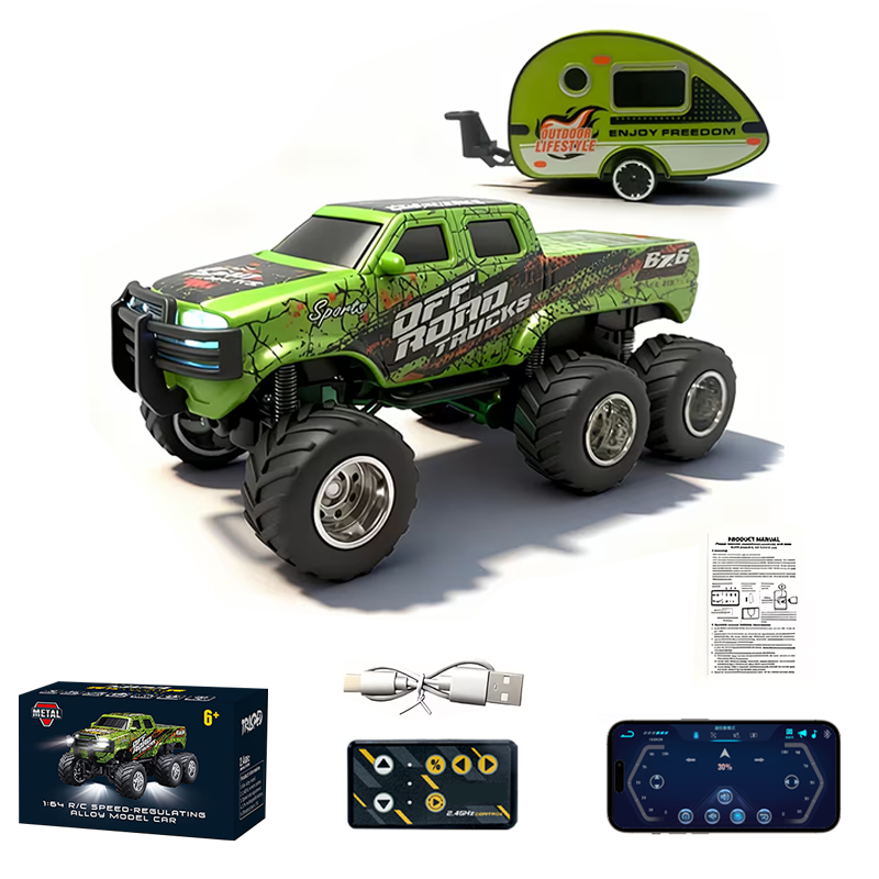 1/64 scale mini desktop crawler car
