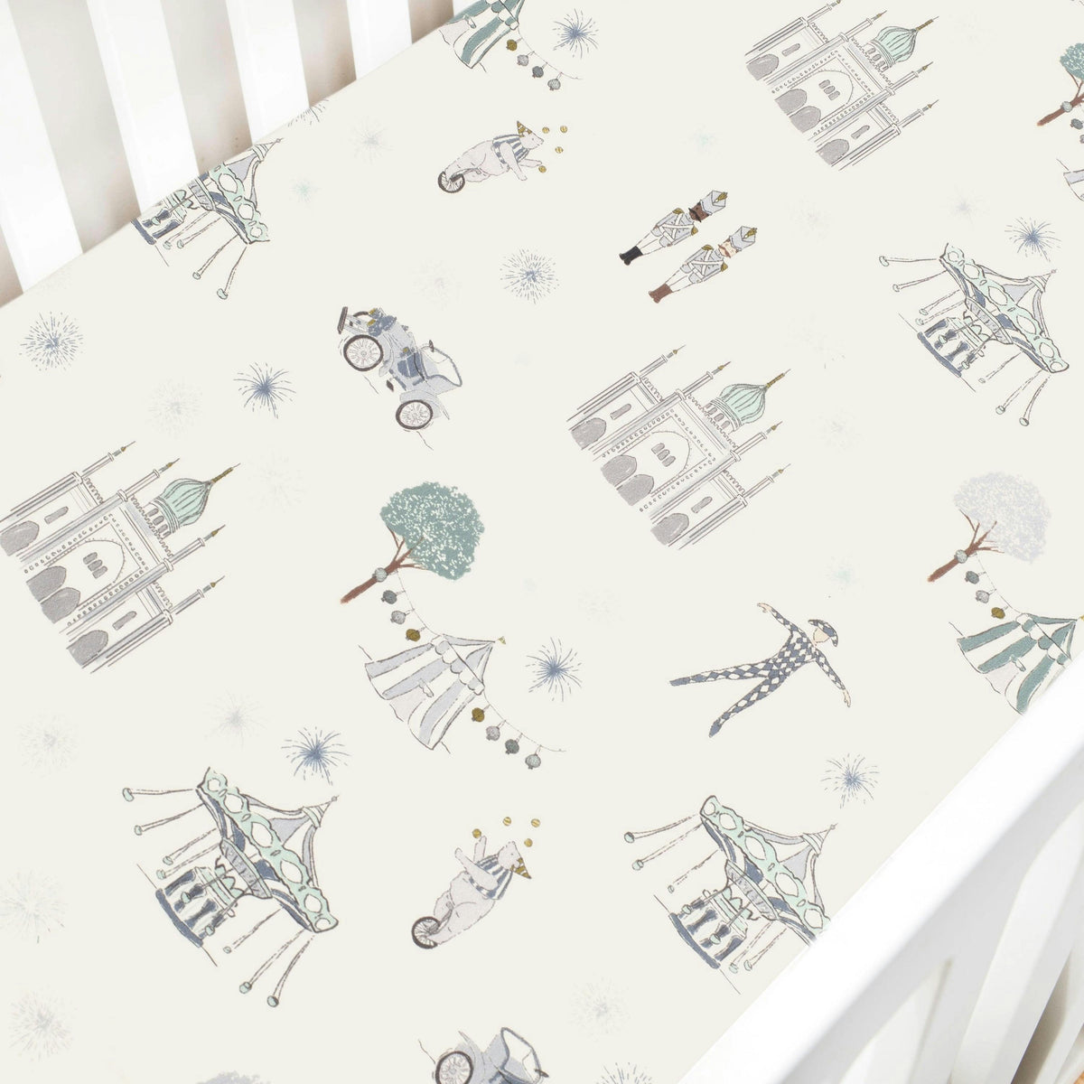 Adventures in Wonderland Crib Sheet