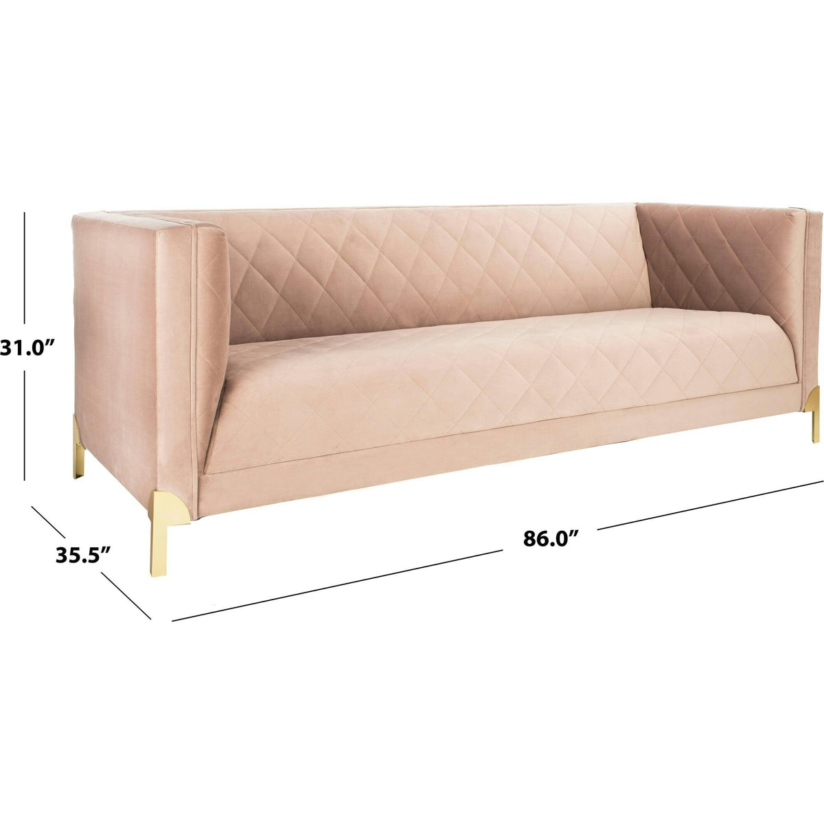 Luanna Diamond Trellis Sofa