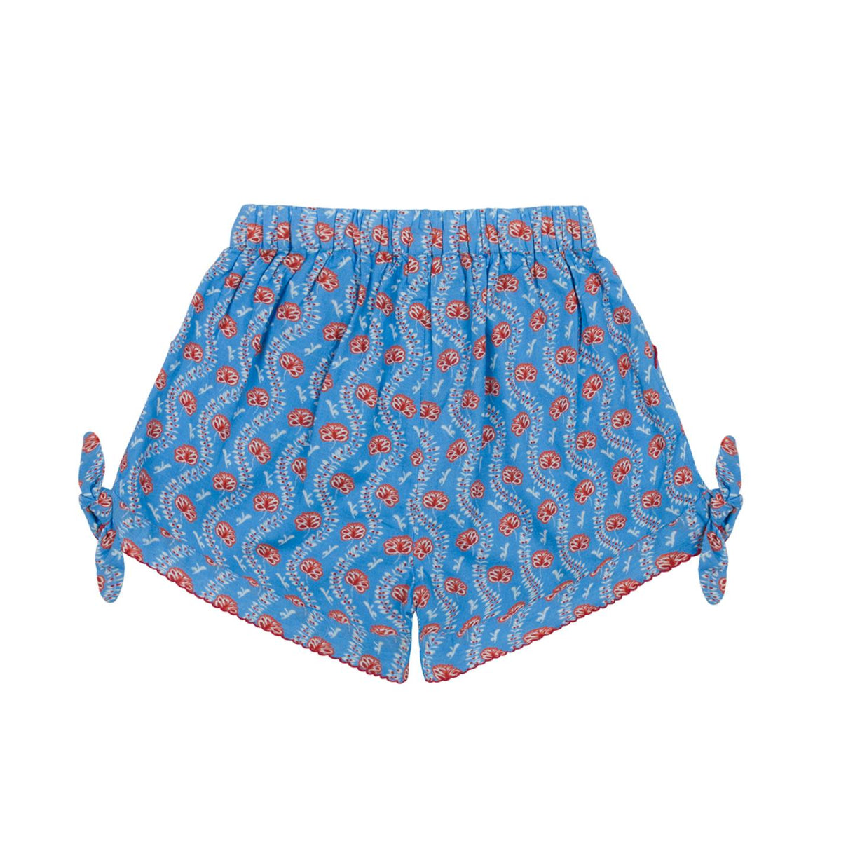 Girls Blue Primrose Tie-Knot Short