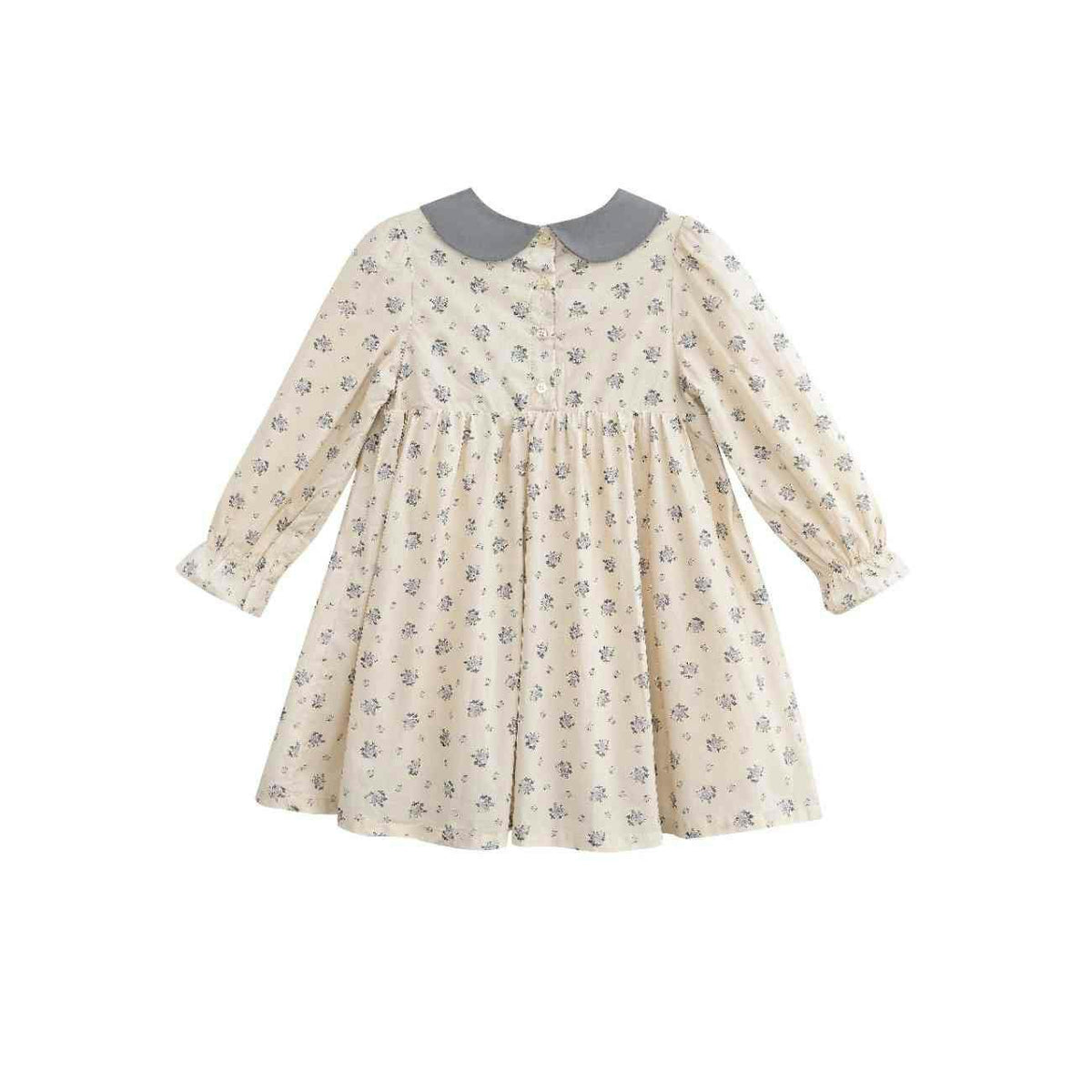 Beige Bloom Dress Set