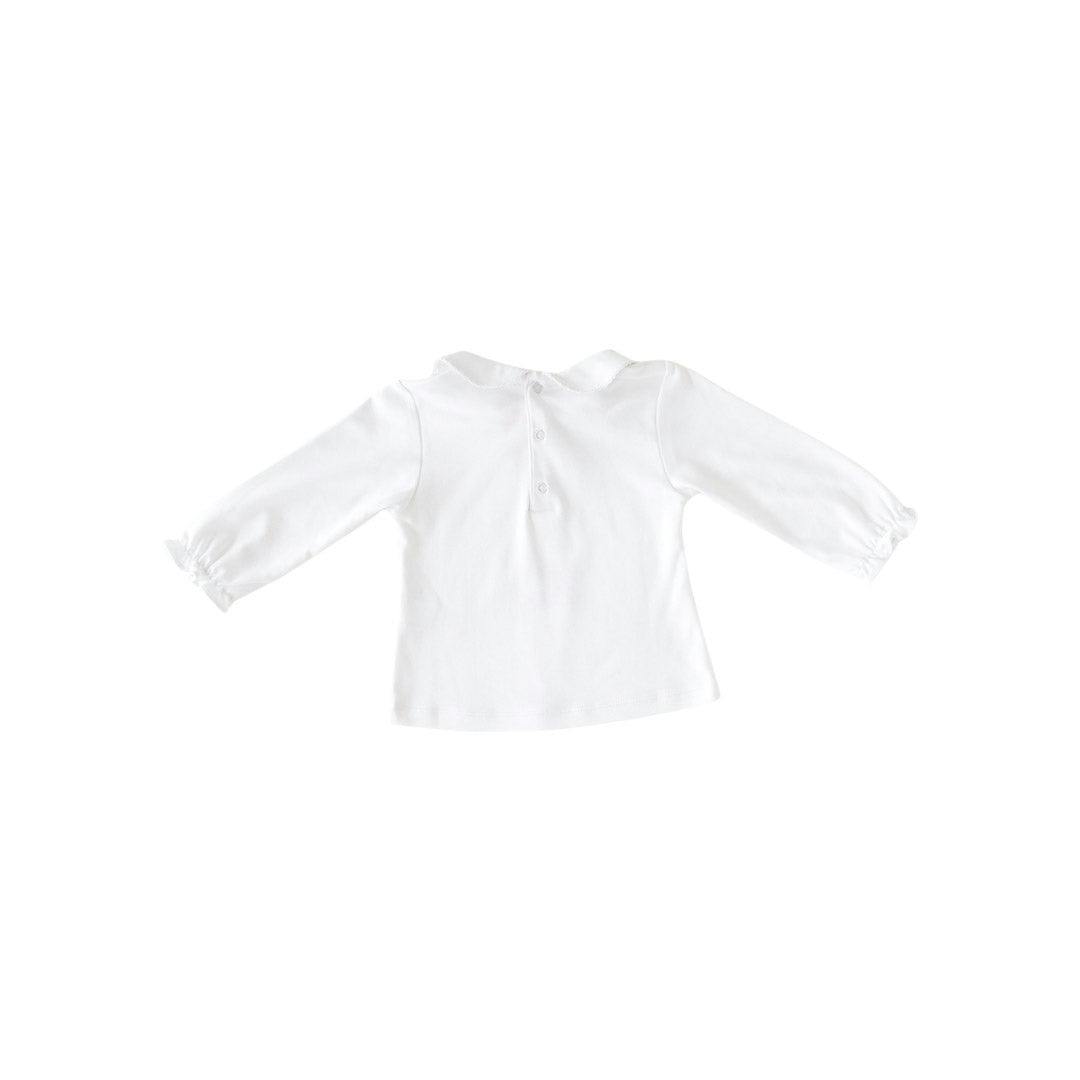 White Peter Pan Top