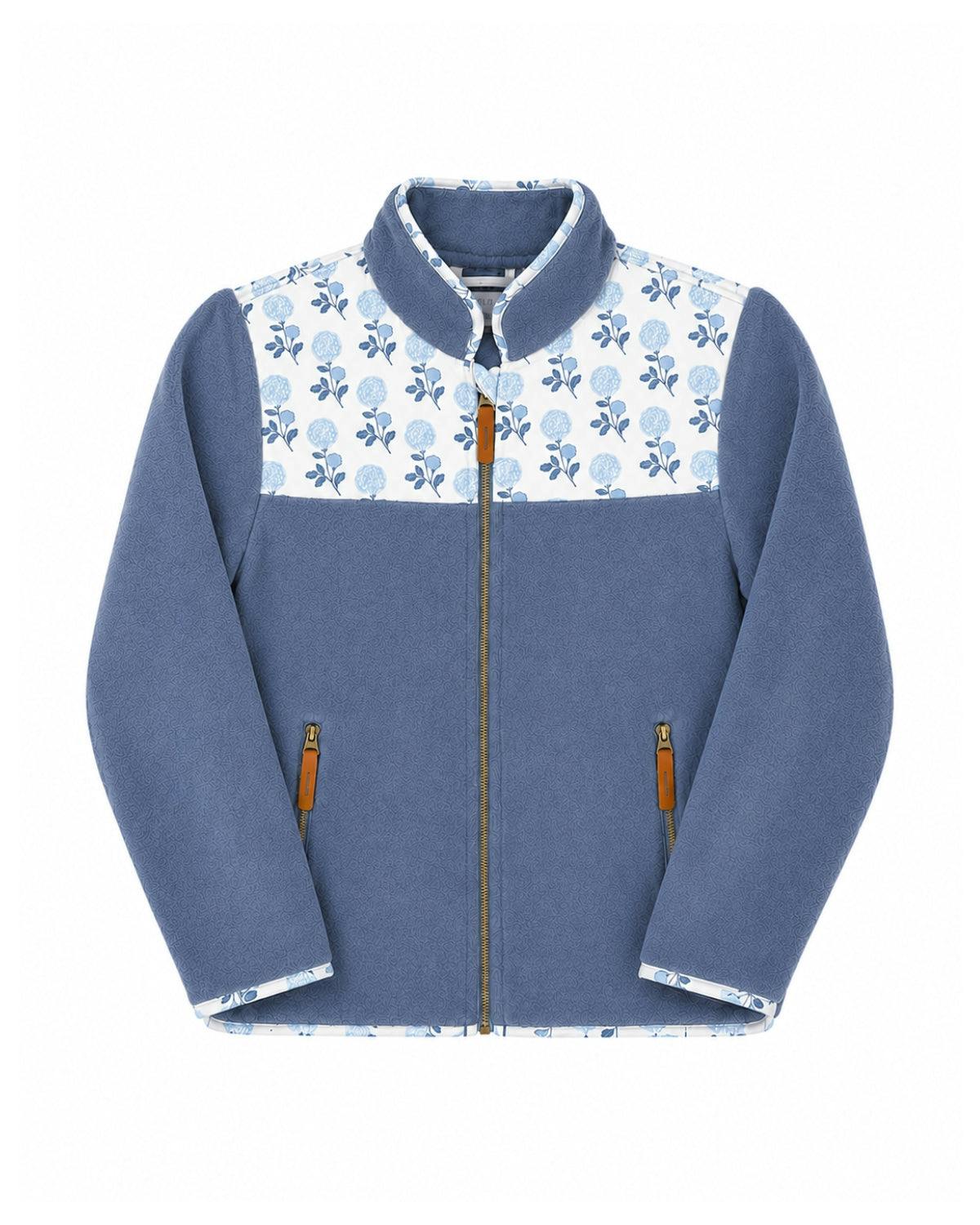 Women's Hydrangea Fleece Jacket