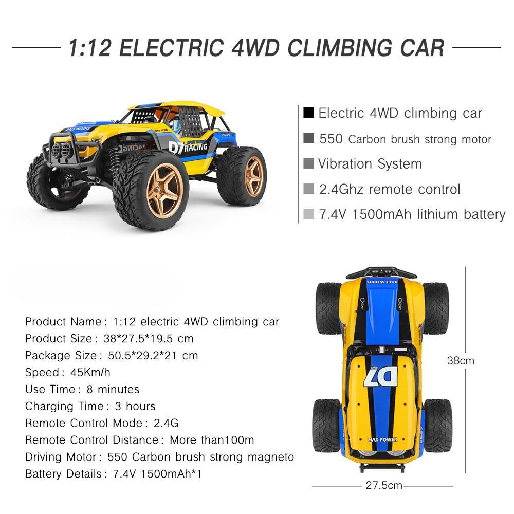 1：12 All-Terrain Crawler 45 km/h - WLY22