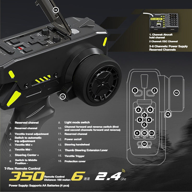 1/10 Professional-Grade Racing Brushless 4WD Carbon Fiber RC Model Car – LLNSBK10