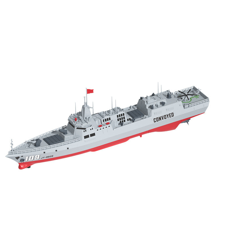 Water-spraying, crash-resistant, and drop-proof remote-controlled boat-BJ01