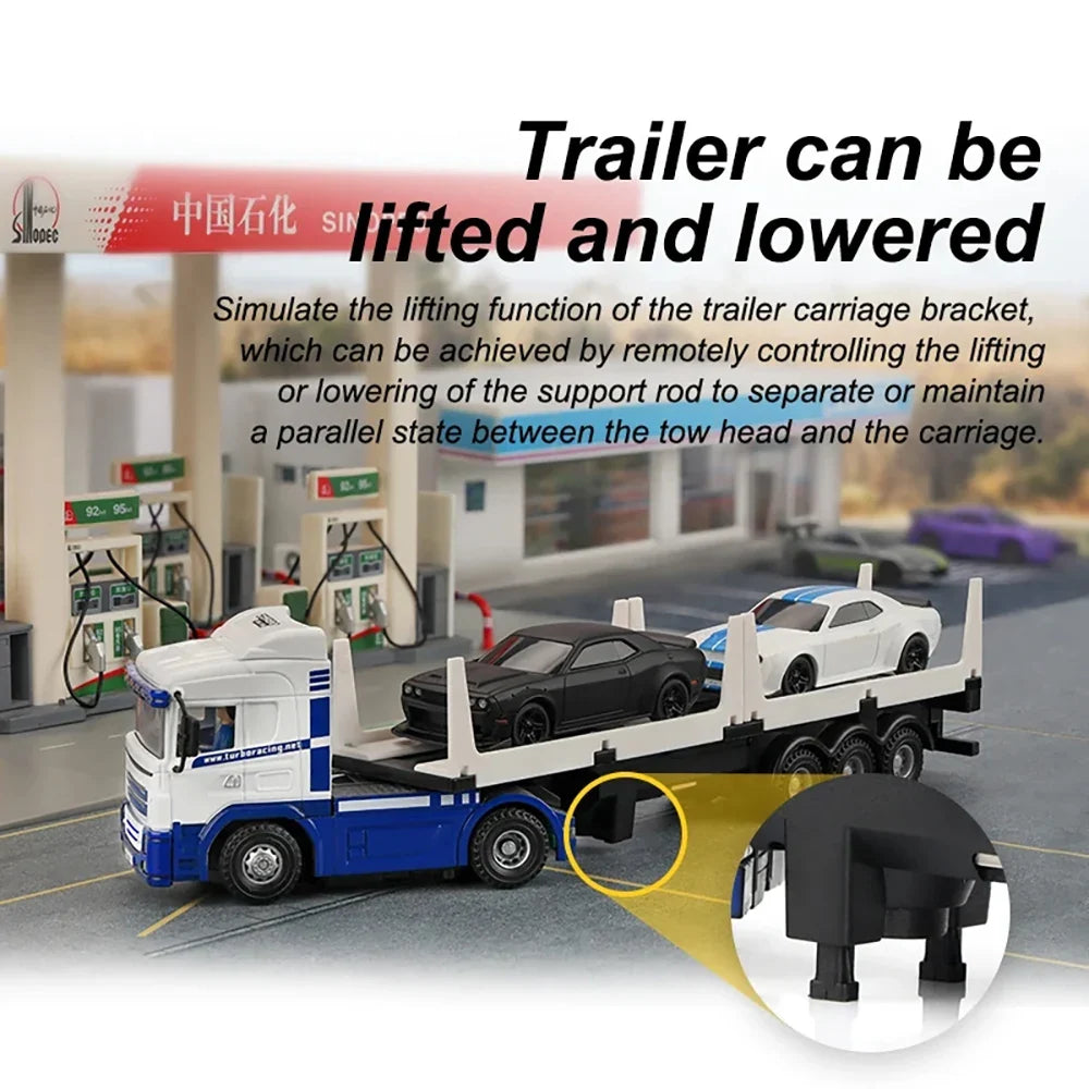 1/76 Remote Control Semi-Trailer Truck P81 10-Channel - TCY12