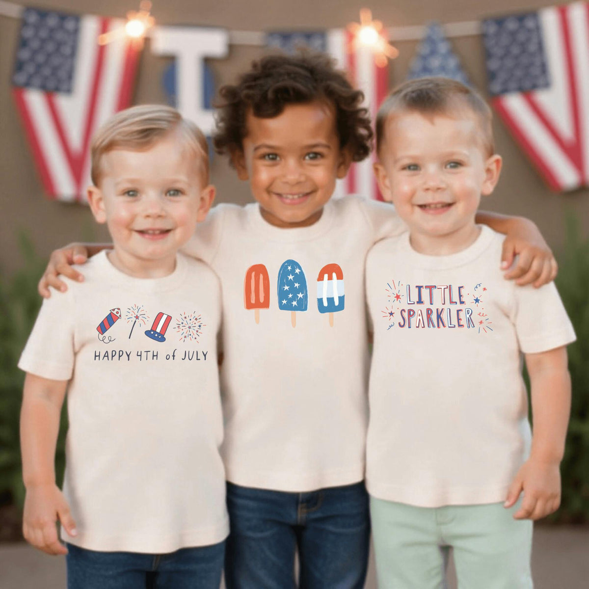 short sleeve pajama set | popsicles