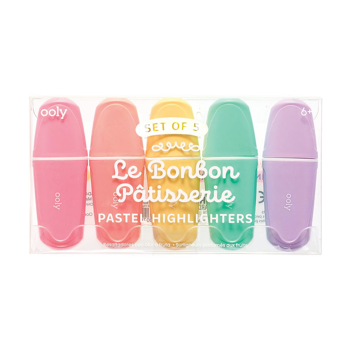 Le Bonbon Pâtisserie Pastel Highlighters - Set of 5