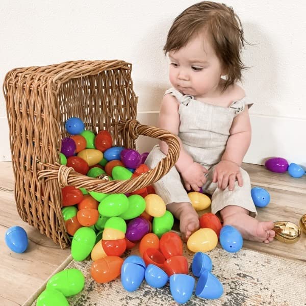 500PCS Plastic Easter Eggs Bulk Fillable for Easter Hunt Party