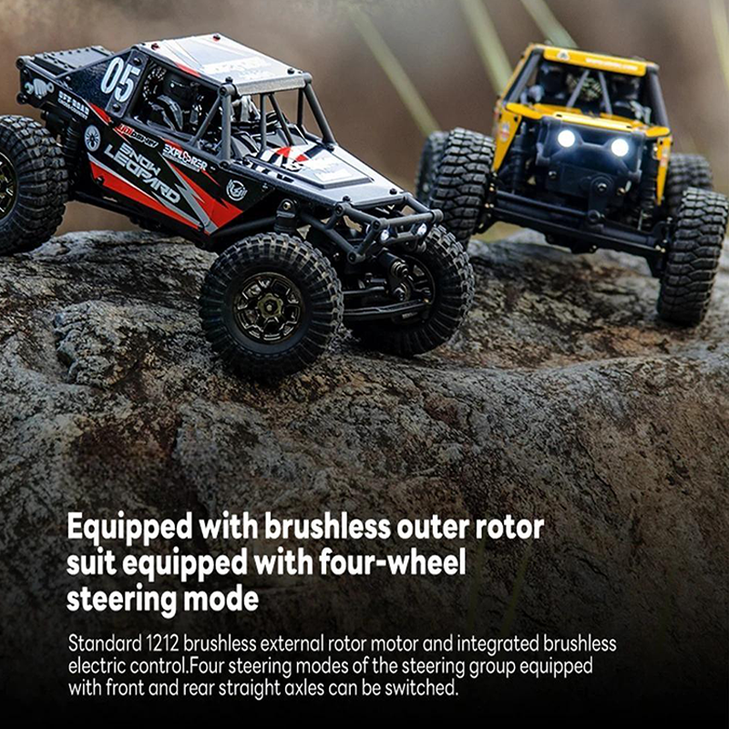 1/24 4WD 4-Wheel Steering Crawler Off-Road Vehicle (with Outrunner Motor) - 2401