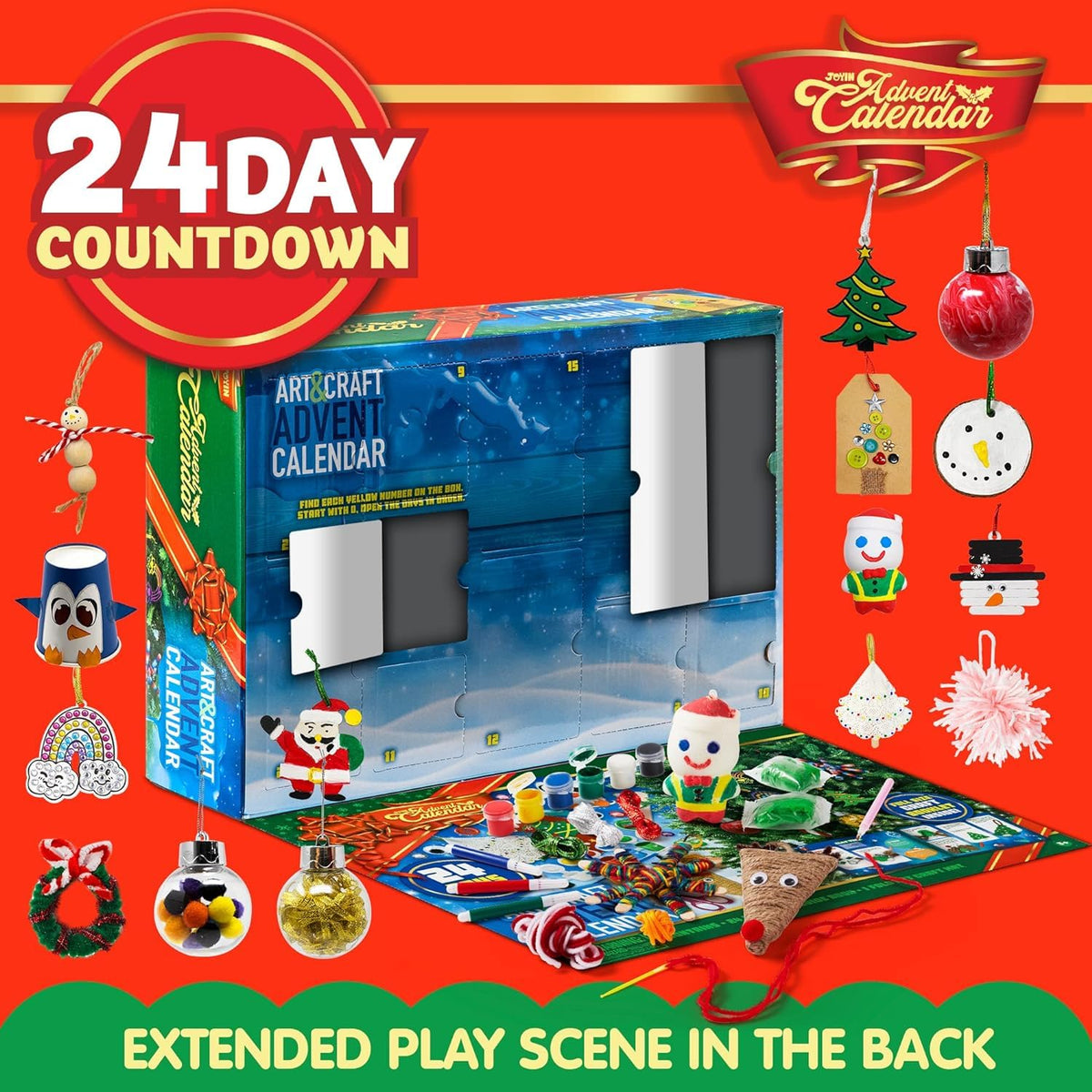 24 Days Christmas Art & Craft Advent Calendar