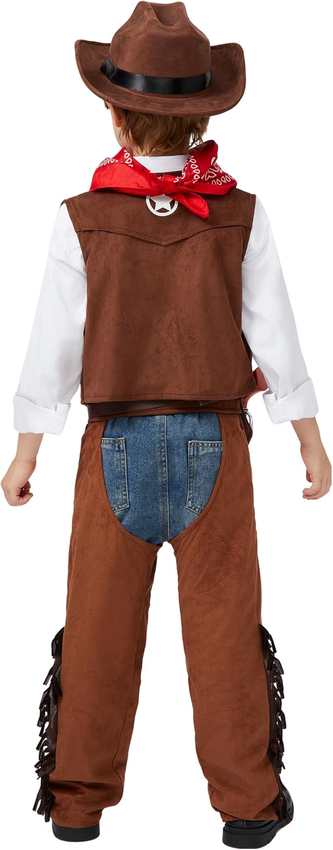 JOYIN Boys Cowboy Hat Costume - Kids Halloween Western Outfit Set