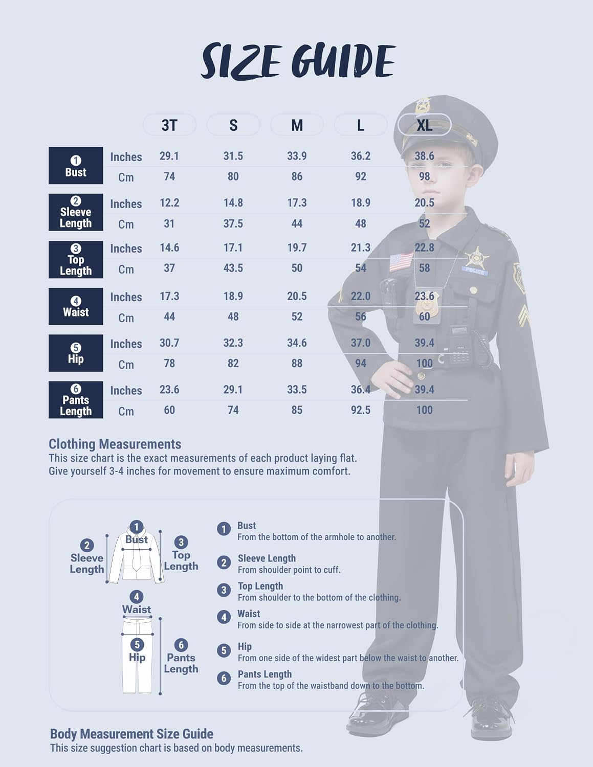 JOYIN 14-Piece Halloween Police Officer Role-Play Set for Kids