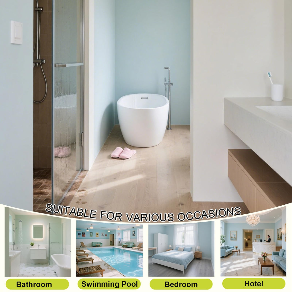 Full Body Dryer After Shower, Body Care Dryer, 1500W Body Heater Blow Dryer，Foot Touch Screen, for Home and Bathroom