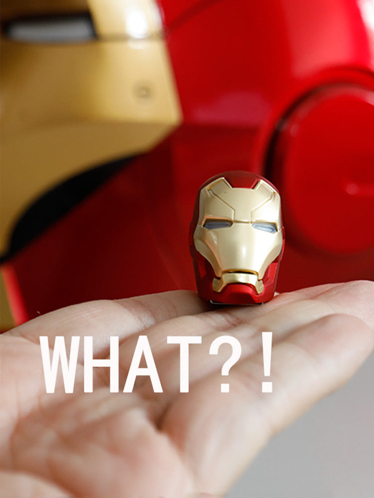 Iron Man Helmet USB Flash Drive | Openable Helmet & Glowing Eyes | 32G / 64G / 128G