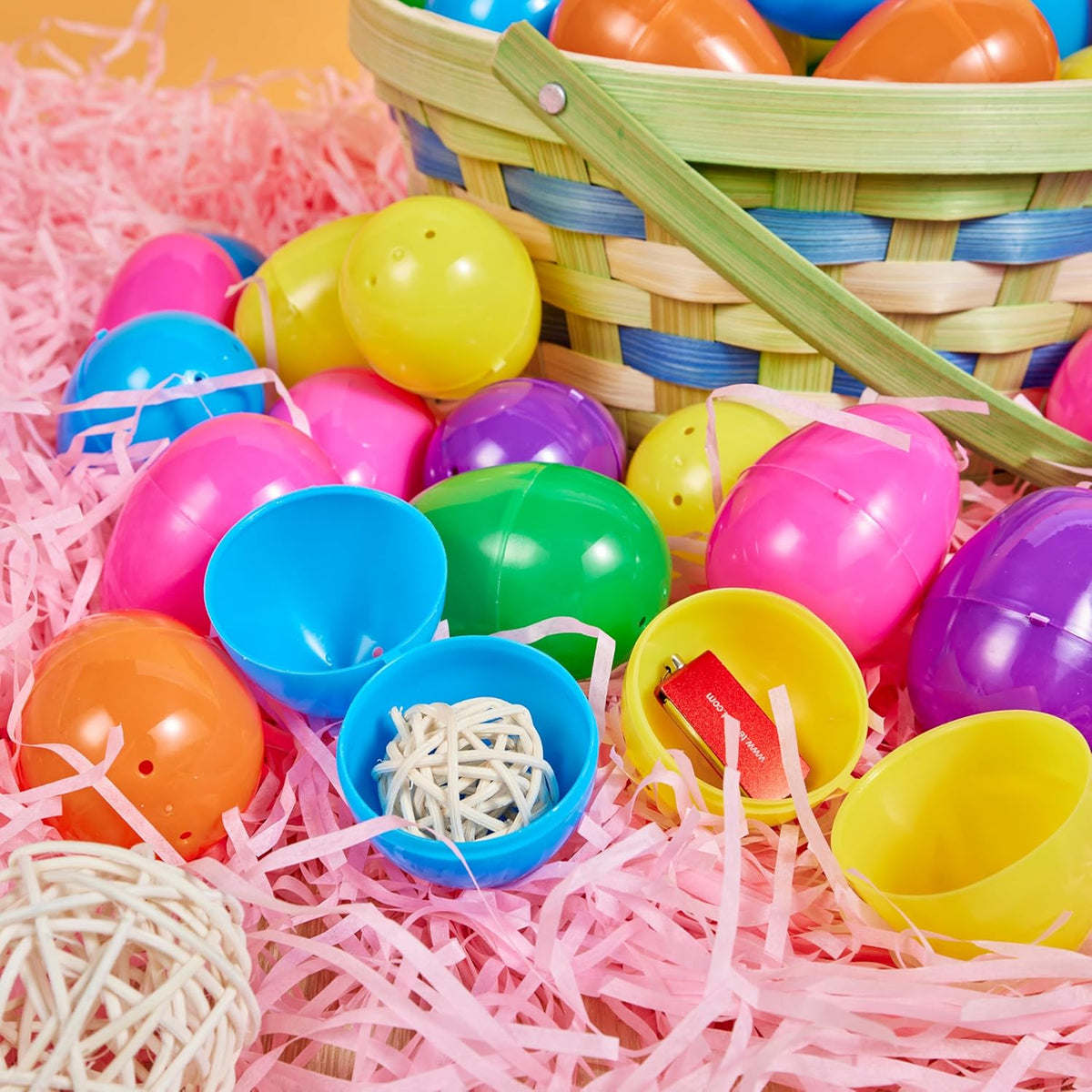 1500 PCS 2.3" Easter Eggs Shell Bulks for Easter Hunt