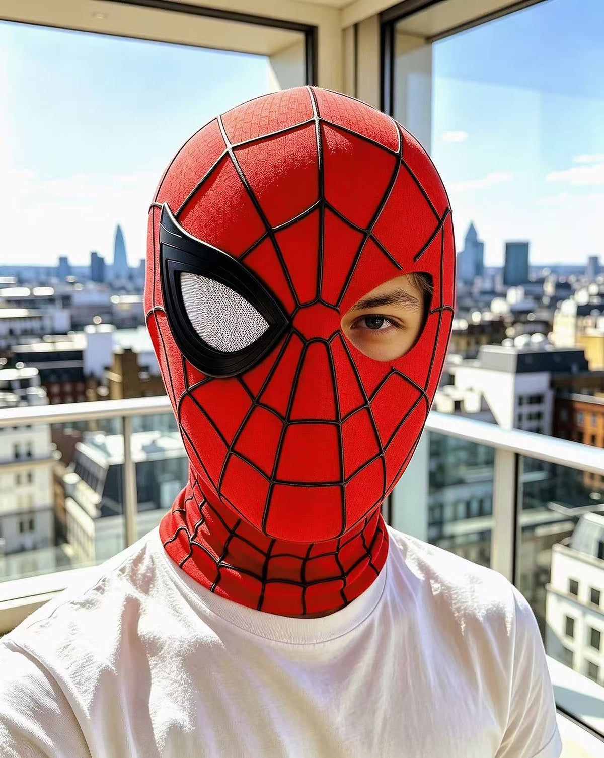 Spider-Man 3D Wearable Mask | Magnetic Eyes