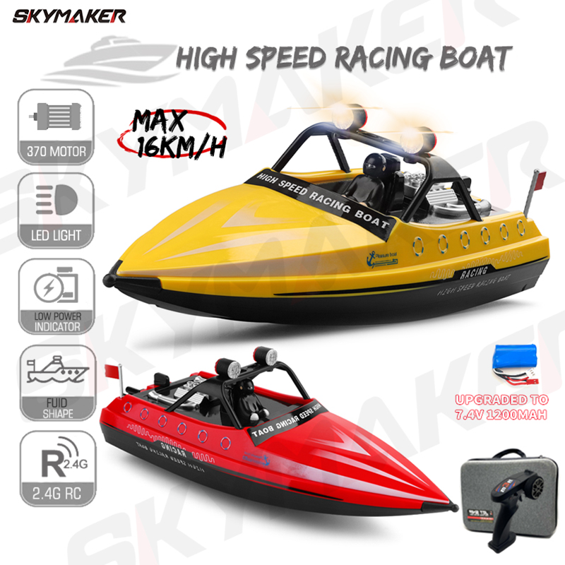 High-Performance RC Jet Boat with Built-in Propeller-WL01
