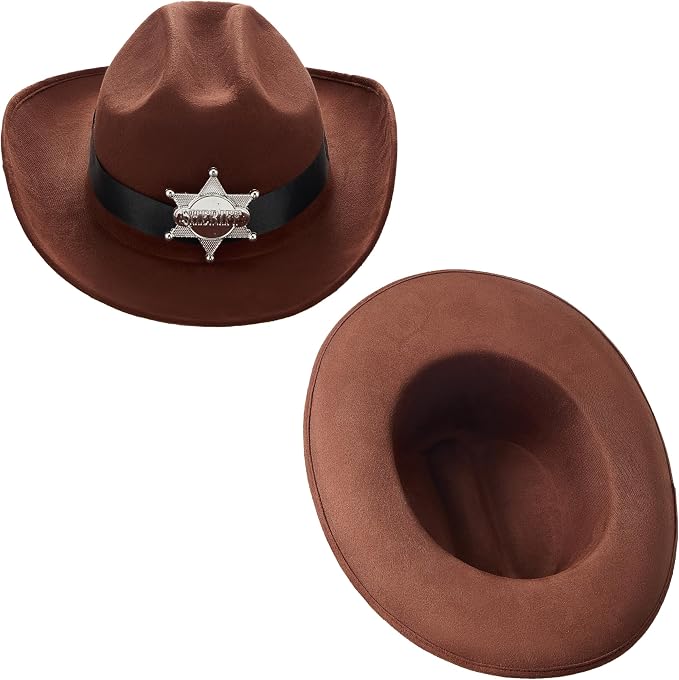 JOYIN Boys Cowboy Hat Costume - Kids Halloween Western Outfit Set