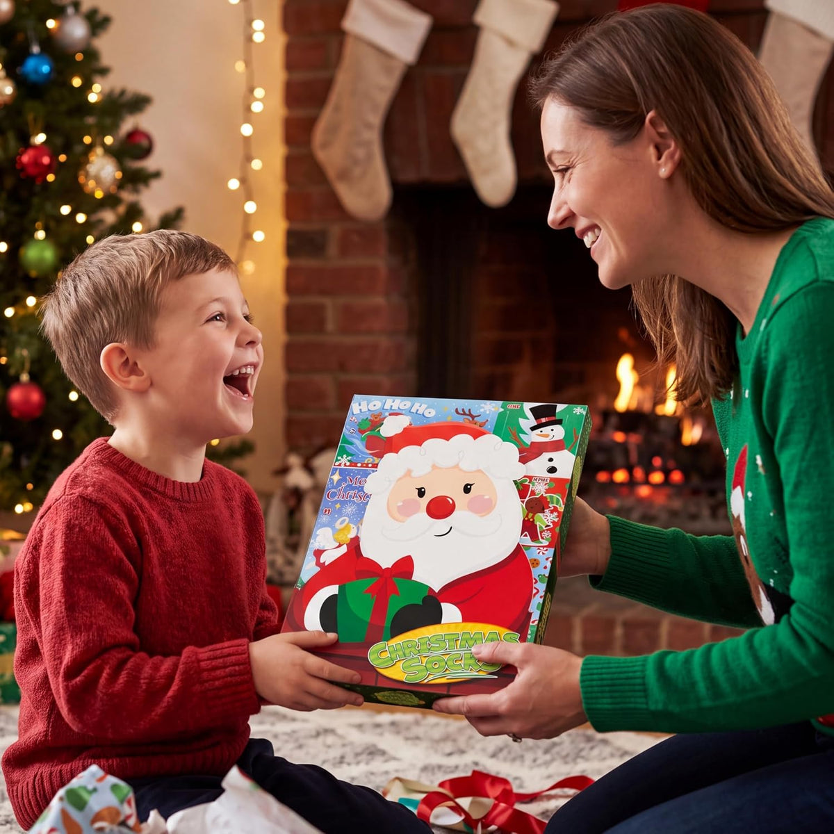JOYIN 12 Days Christmas Socks - A Cozy Surprise Every Day