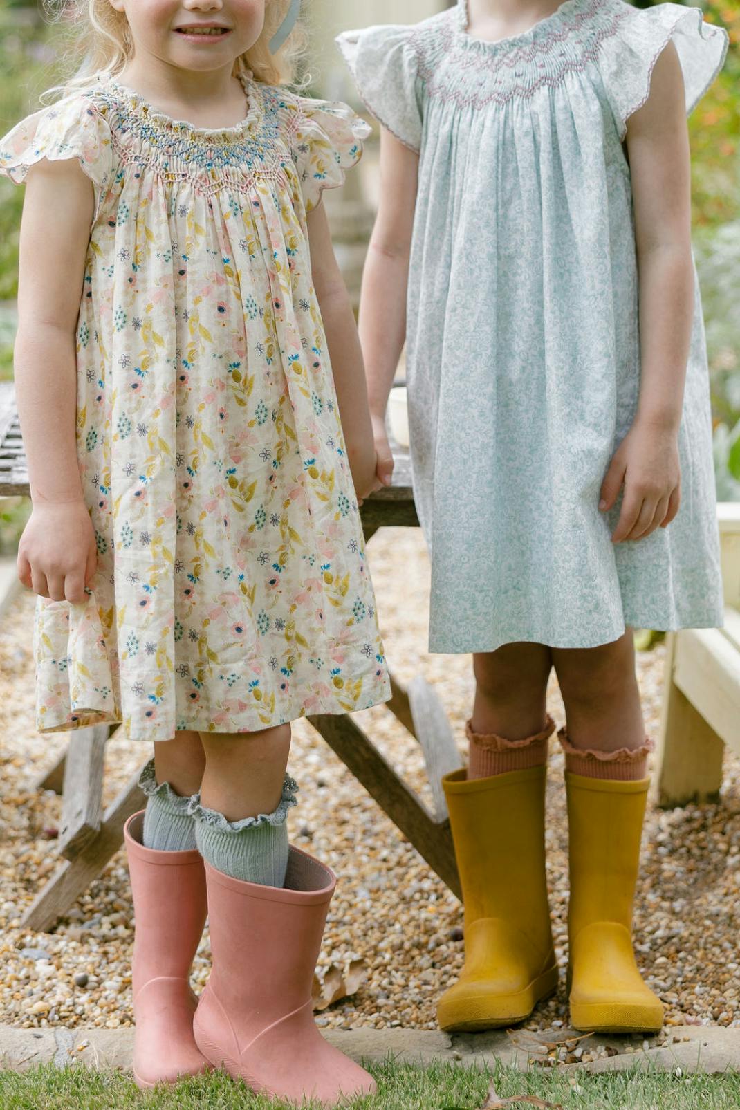 Daisy Dress in Verdant Blooms