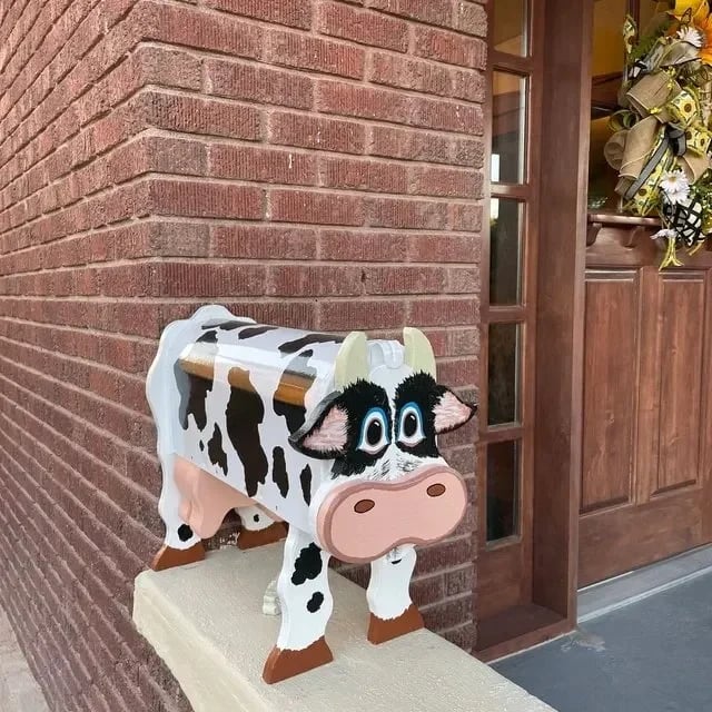 Metal Mailbox, Unique Decorative Mailbox for Garden Decor, Handmade Garden Sculpture, Animal Yard Art for Outdoor