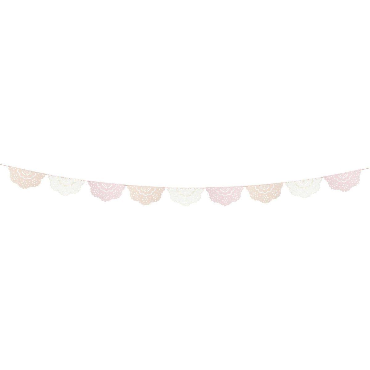 Broderie Anglaise Lace Multi Pennant Garland