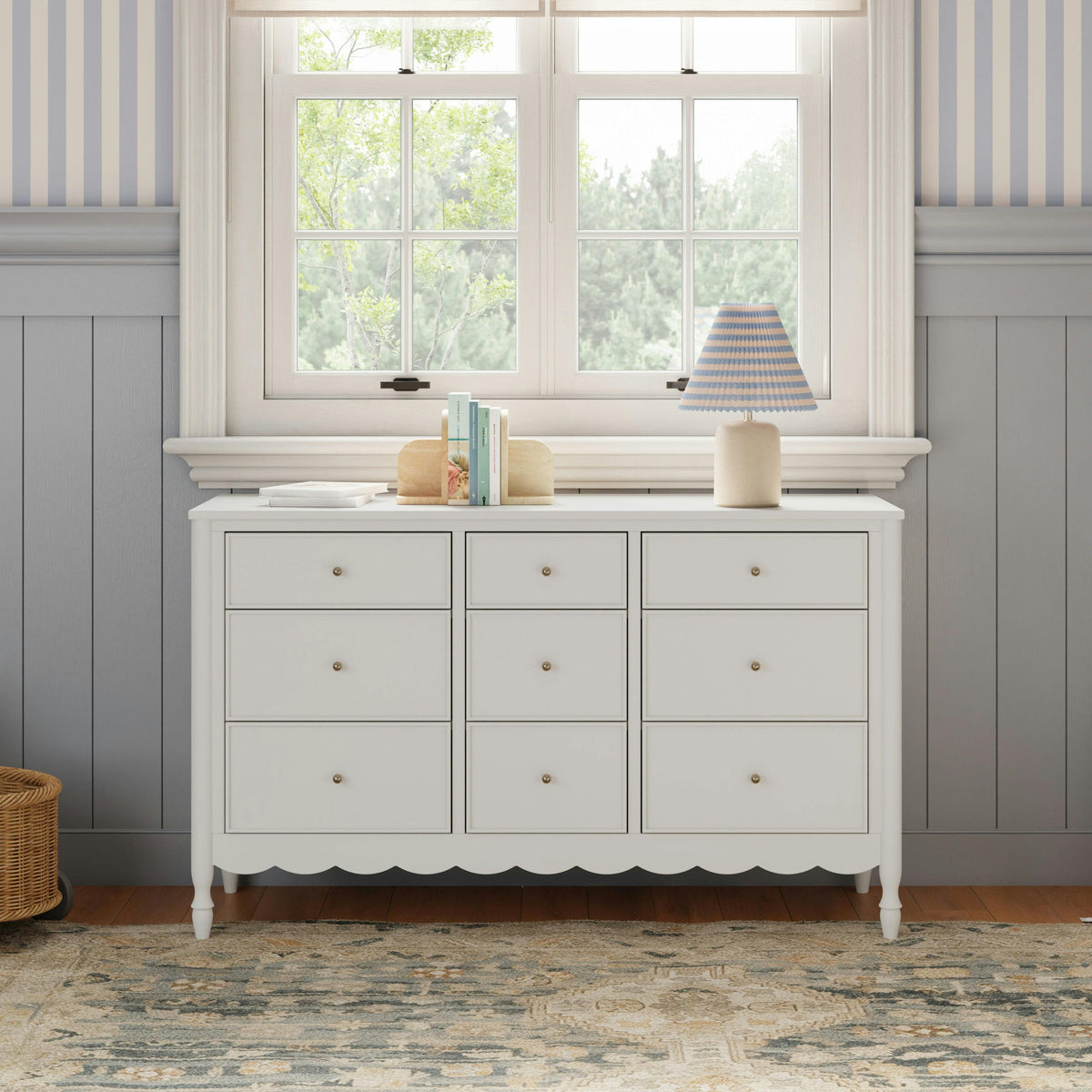 Namesake Ambrosia 9-Drawer Wide Assembled Dresser (56")