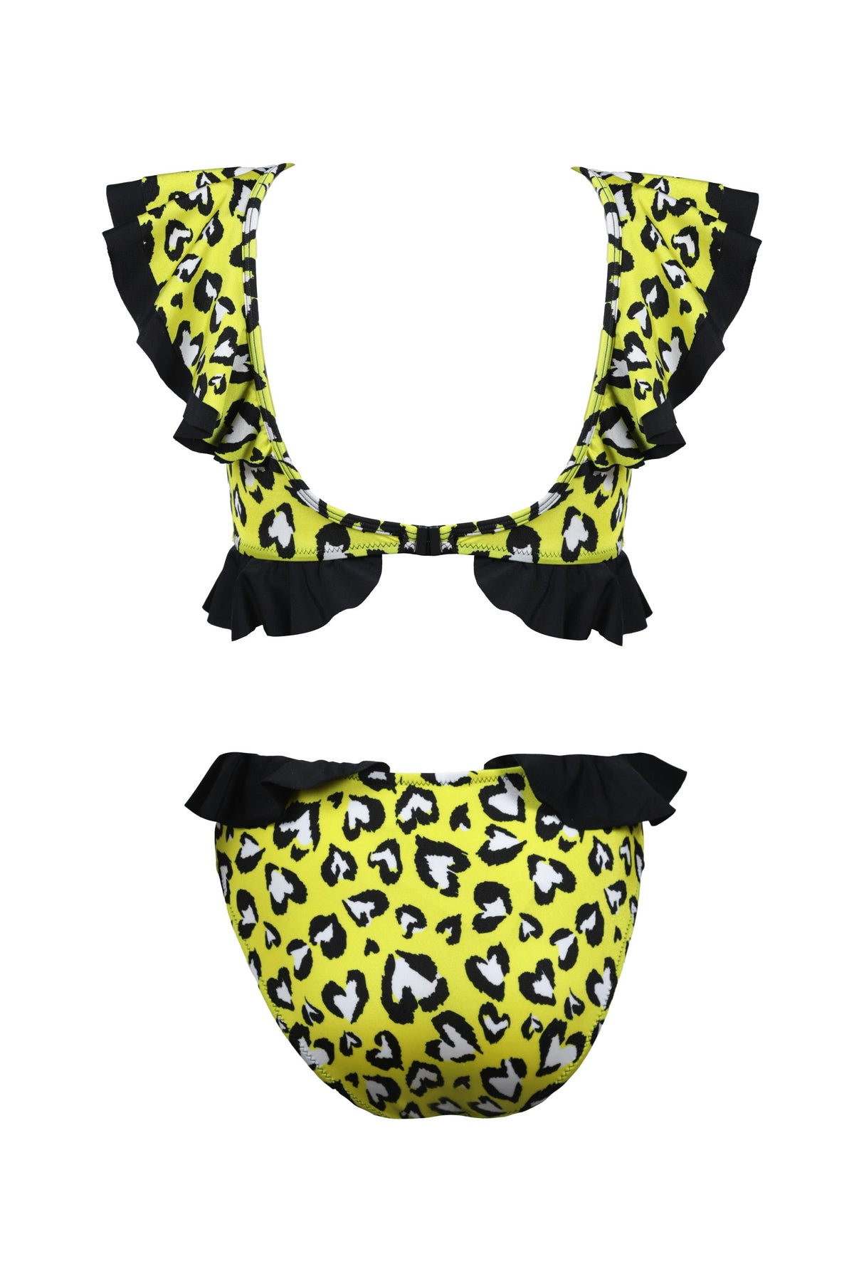 Rosette Short Sleeve One-Piece Swimsuit