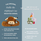 Hallie the Highland Cow Weighted Animal