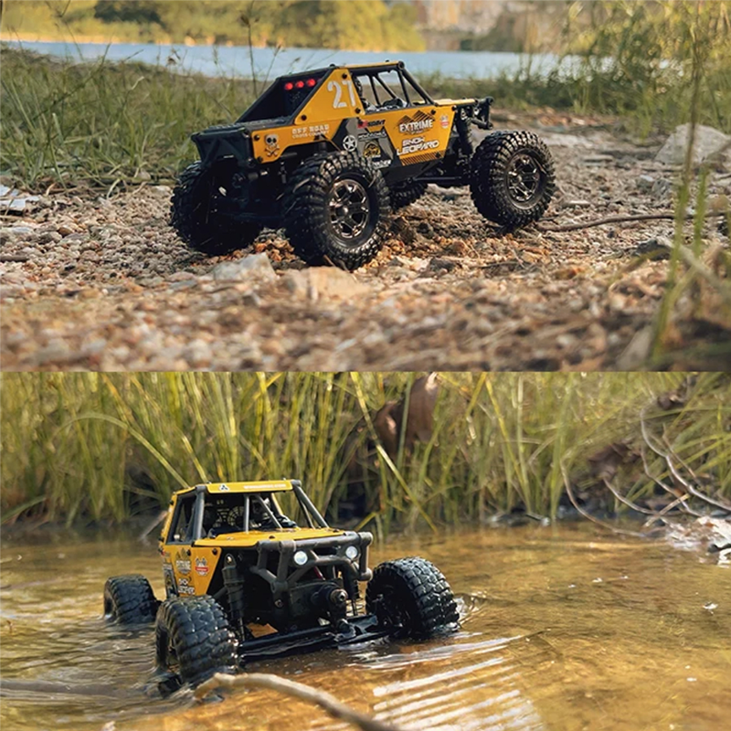 1/24 4WD 4-Wheel Steering Crawler Off-Road Vehicle (with Outrunner Motor) - 2401