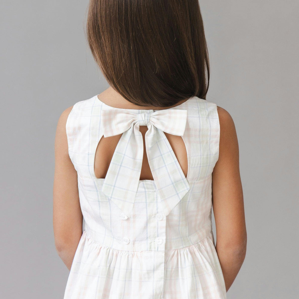 Organic Button Back Party Dress