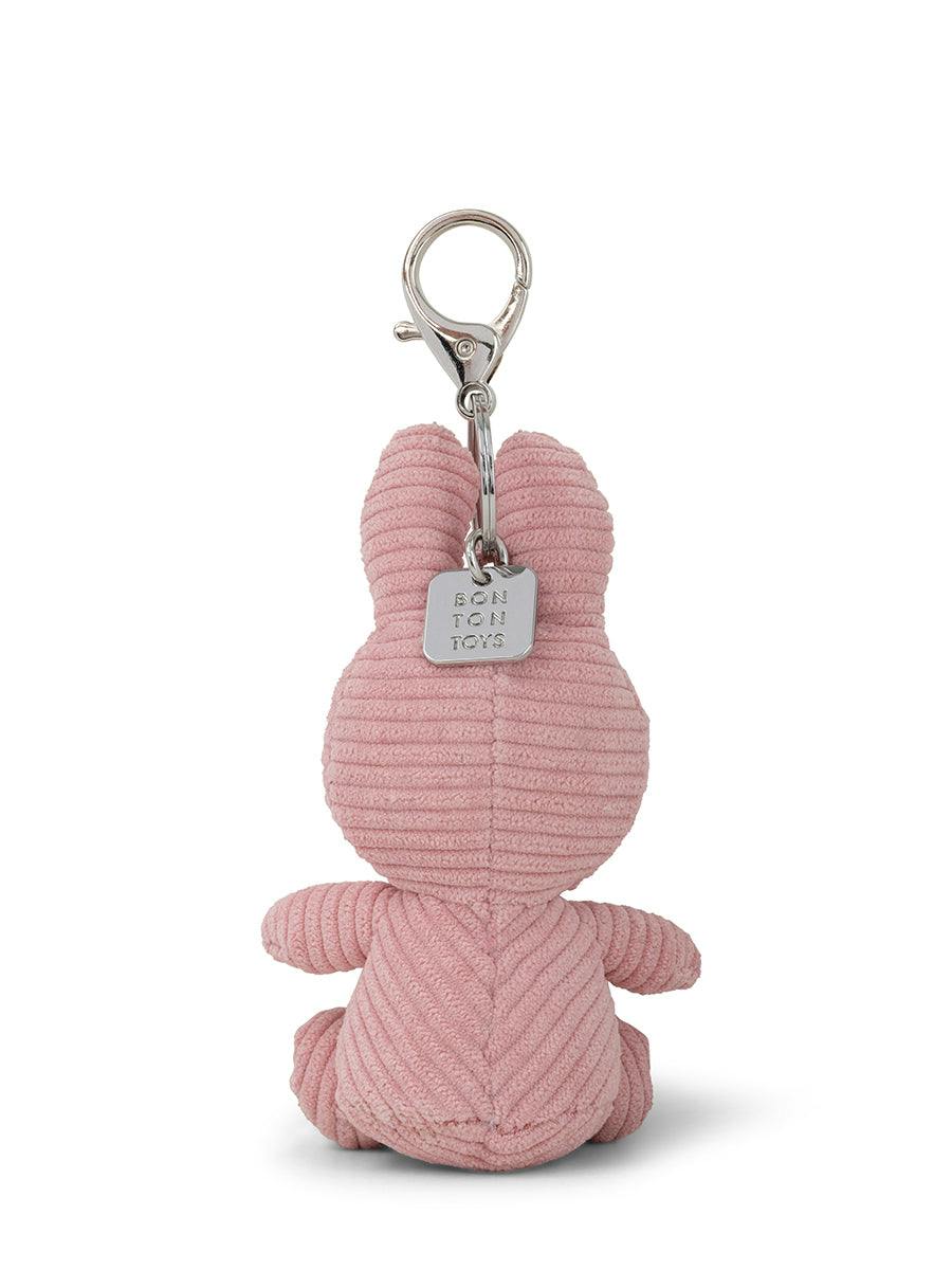 Miffy Keychain ECO Corduroy Pink - 4"