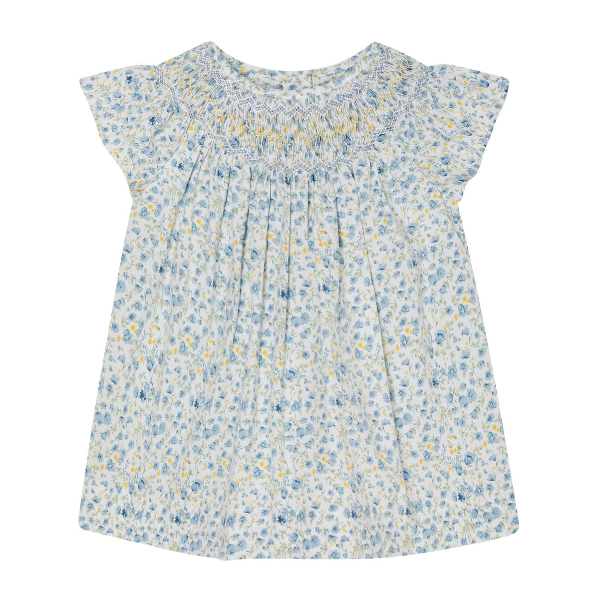 Hand-Smocked Girls Blouse Ines