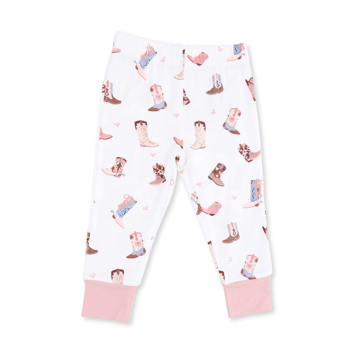 Buckarette Boots - Short Sleeve Loungewear Set
