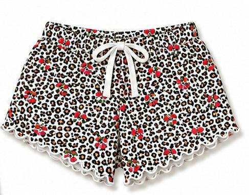 Girls Printed Pointelle Shorts