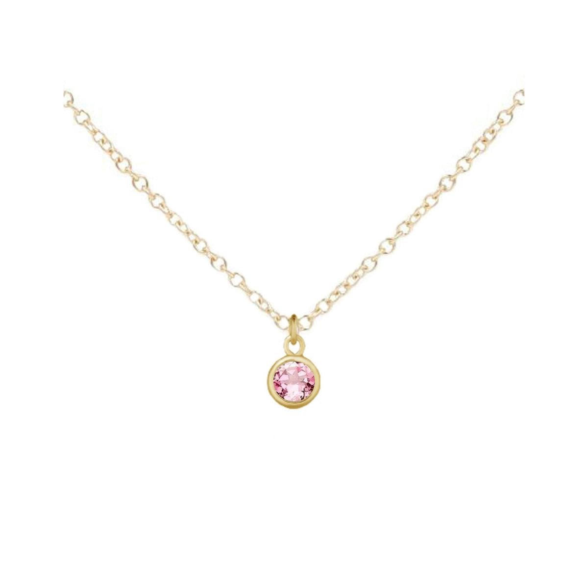 October Birthstone Necklace