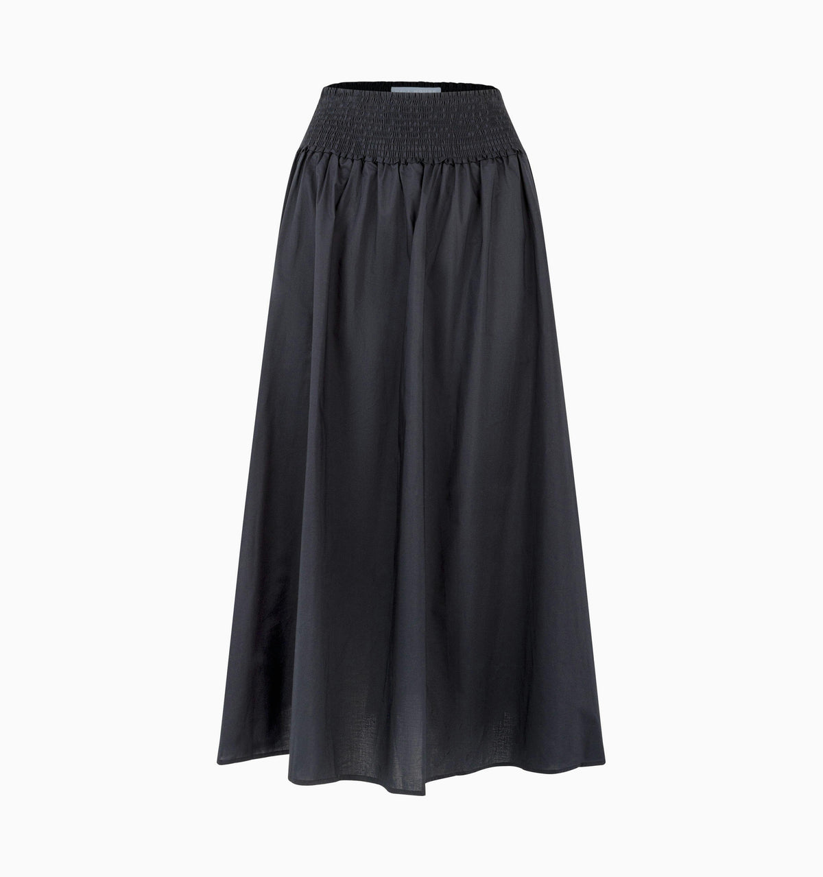 The Delphine Nap Skirt - Black Cotton