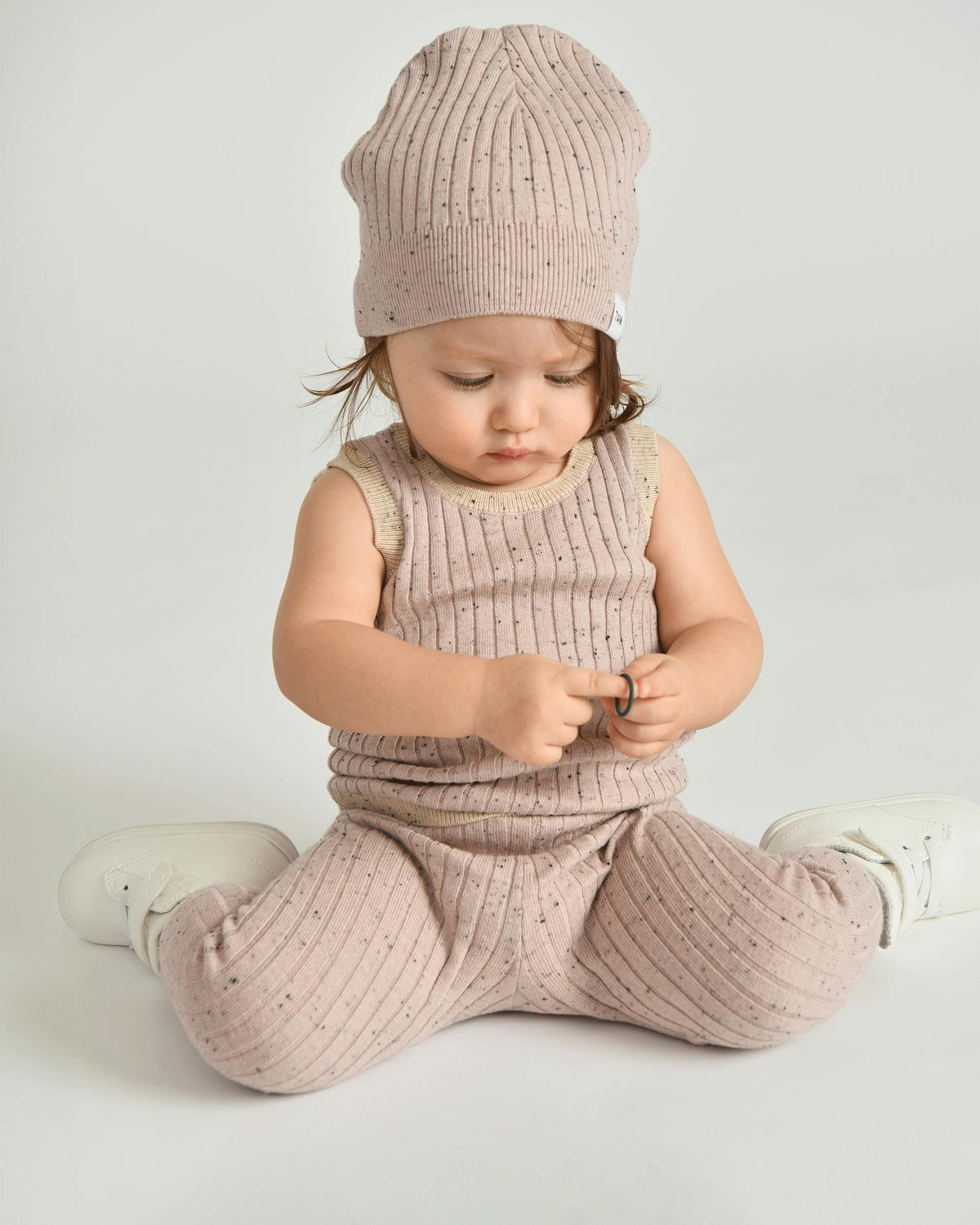 Cotton Beanie - Ribbed