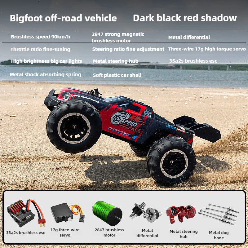 1:16 Professional Brushless Monster Truck RC Car, 90 km/h - HW02