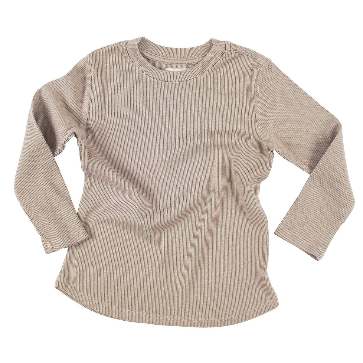 Rib Long Sleeve Top