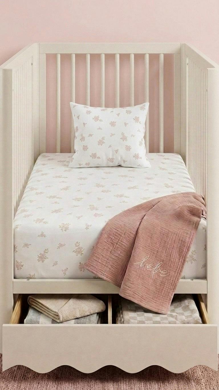 Jardin Floral Print Crib Sham