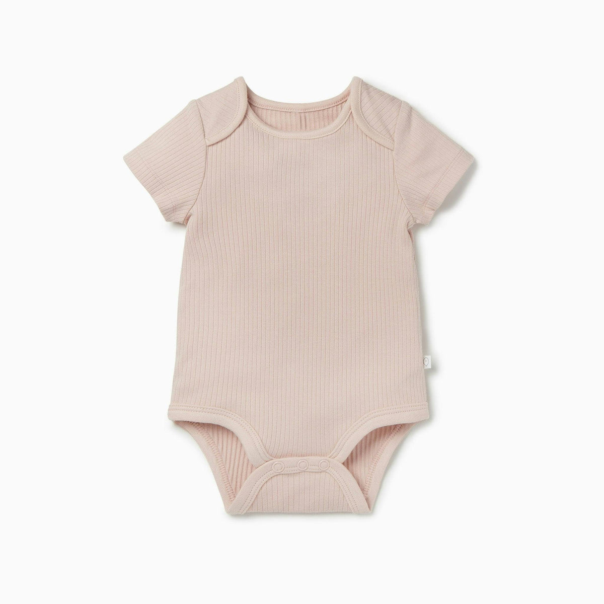 Ribbed Short Sleeve Bodysuit